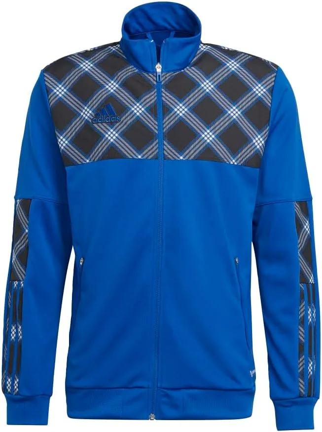 Куртка Tiro Track для мужчин Adidas, синий/черный