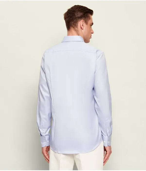 Рубашка H-HANK-K-C1-261 slim fit Boss, небесно-голубой — фото 3