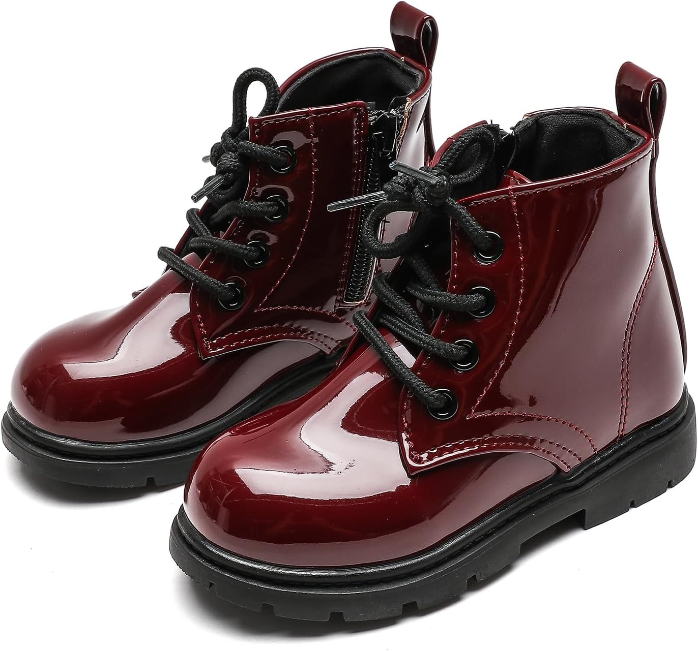 

Детские ботинки на молнии Komfyea для мальчиков и девочек (для малышей и детей младшего возраста), Red29