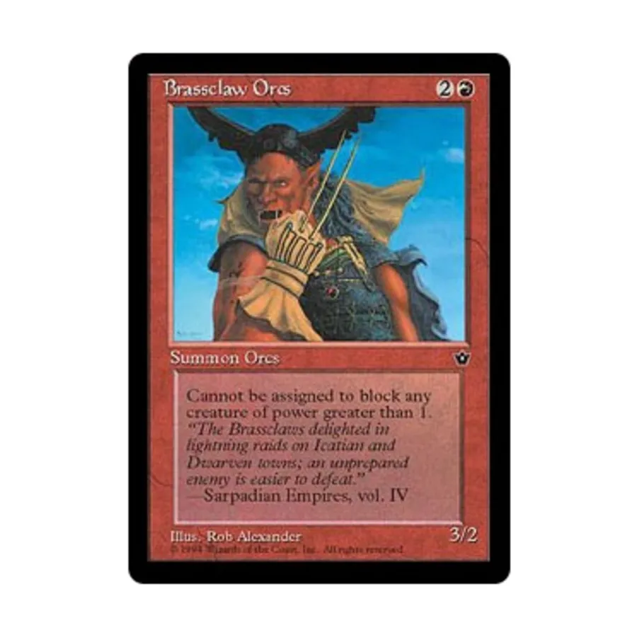

CCG Орки Брасклава - Вер. 4 (С4), MTG - Fallen Empires