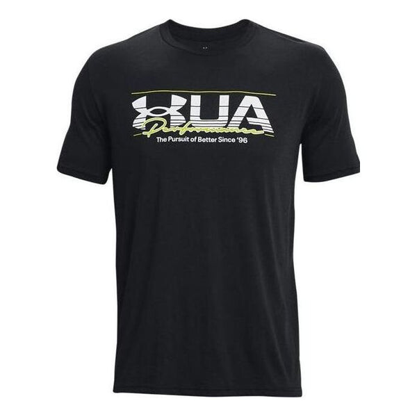 

Футболка training graphics t-shirt 'black' Under Armour, черный