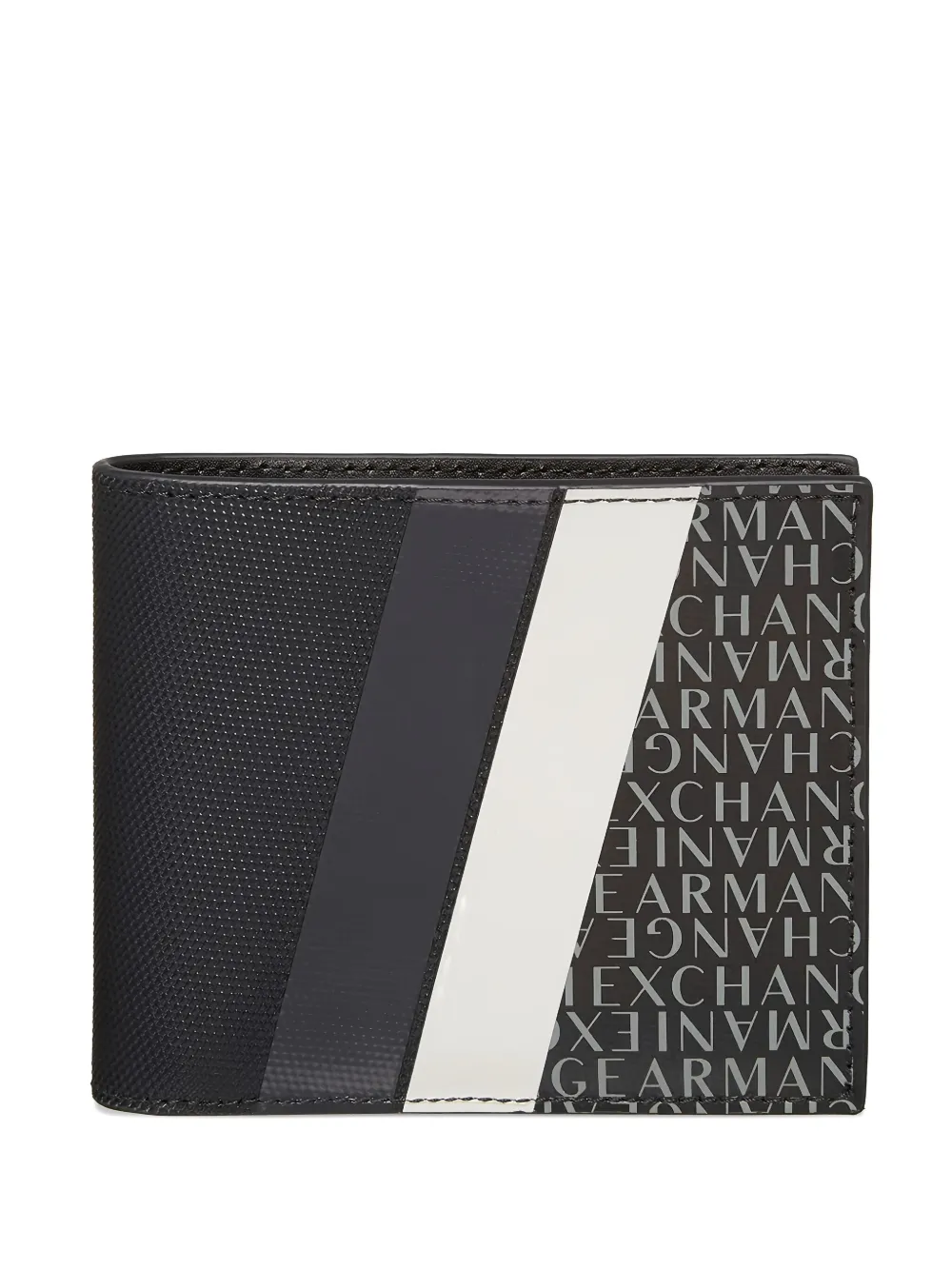 

Складной кошелек с логотипом Armani Exchange, синий