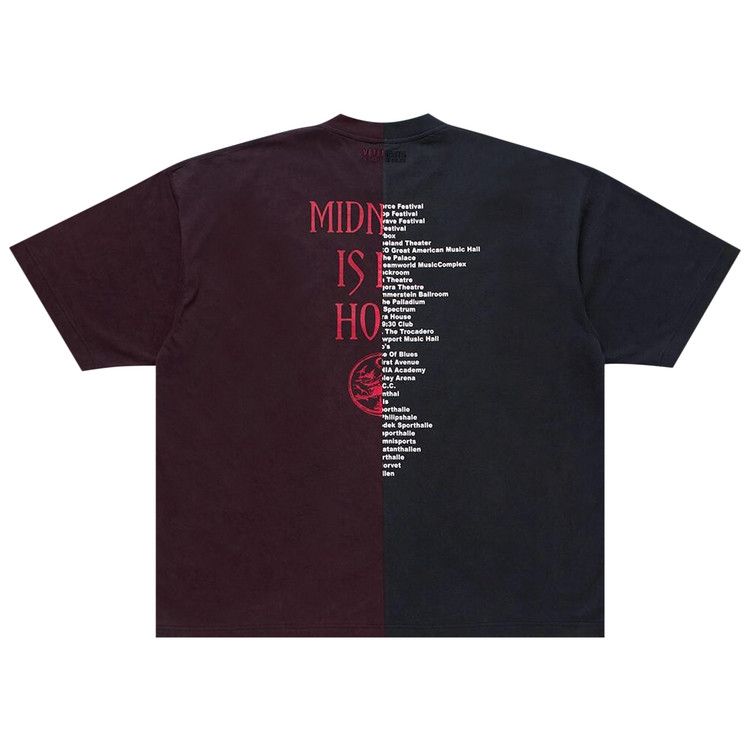 Футболка Vetements Cradle of Filth Cut Up Oversized T-Shirt, Black/Red — фото 2