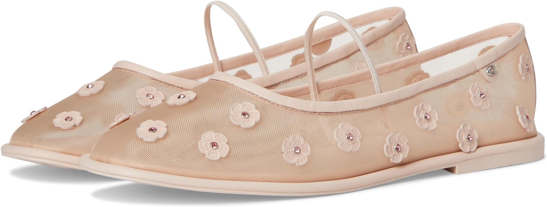 Балетки COACH Emilia Mary Jane With Tea Rose, Blush
