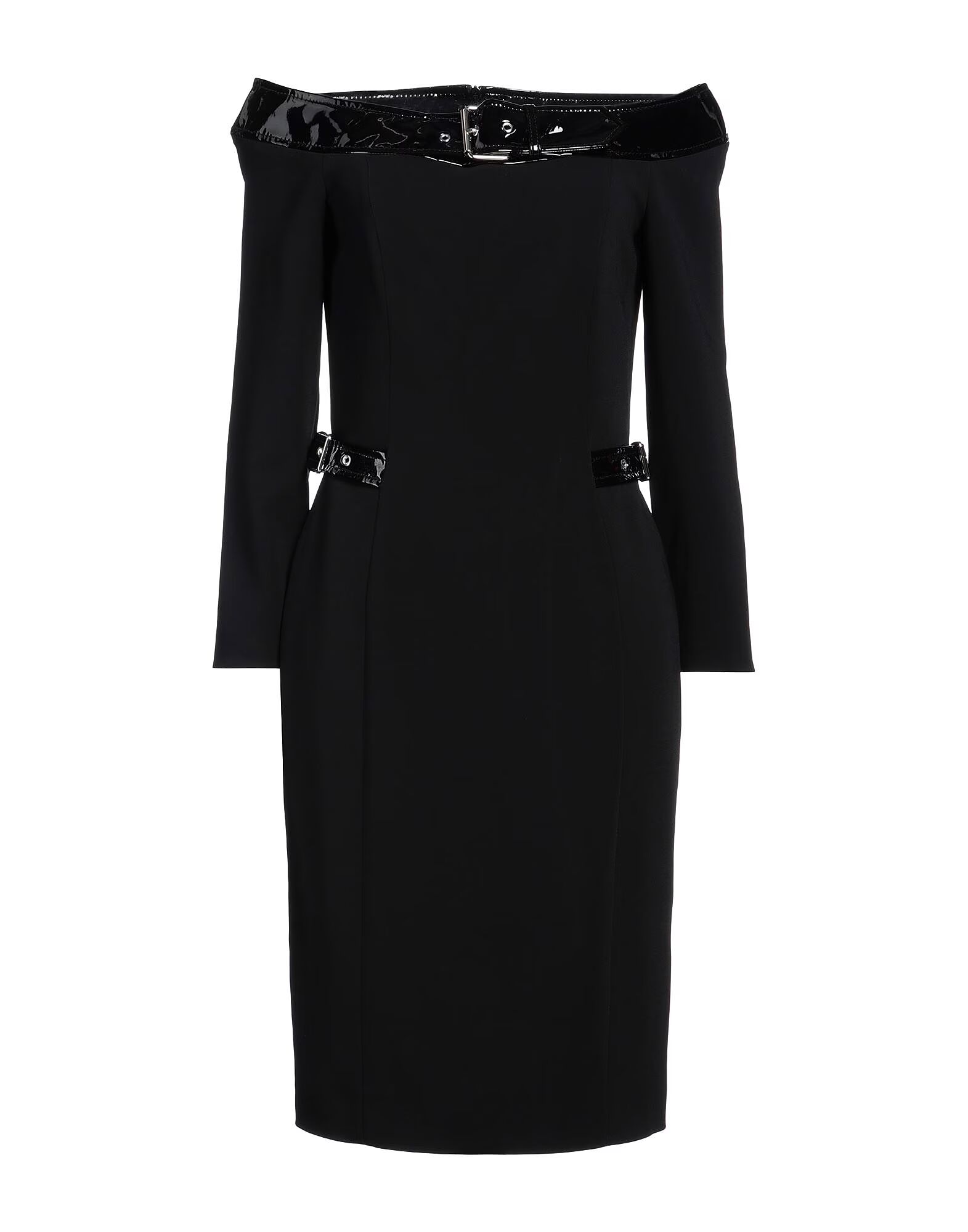 

Платье миди Couture Moschino, черный