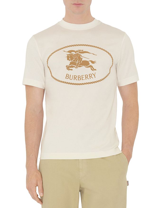 

Футболка из хлопка Seth Knight Stamp Burberry, белый