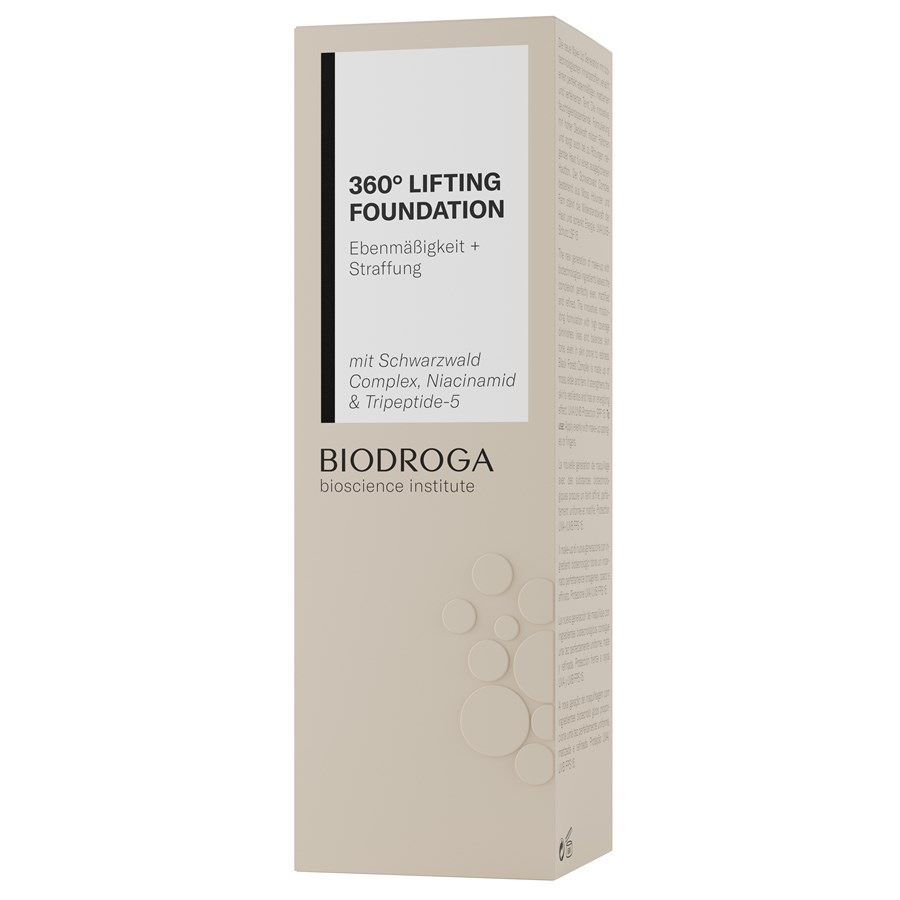 Тональный крем для лица innovative & mattierende foundation lsf 15 Biodroga, 01 porcelain, объем 30 мл — фото 2