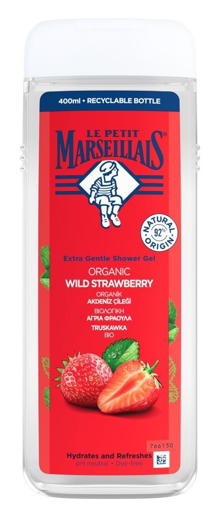 

Le Petit Marseillais Truskawka гель для душа, 400 ml