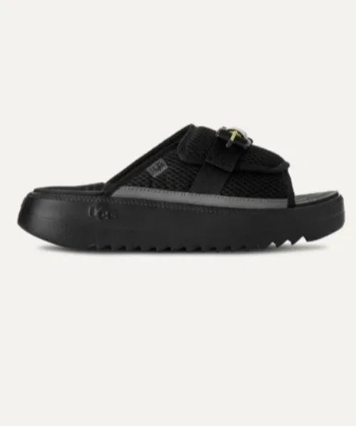 Мужские сандалии UGG Maxxer Slide 2.0 на толстой подошве, зелёные — фото 2