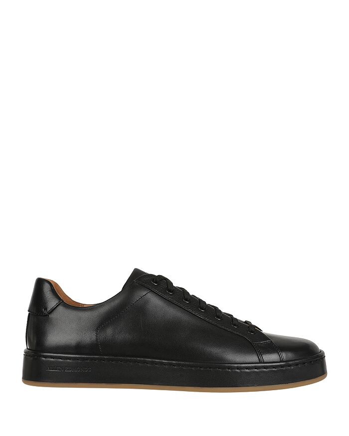 Мужские низкие кожаные кроссовки Allen Edmonds Barnes, черный — фото 3