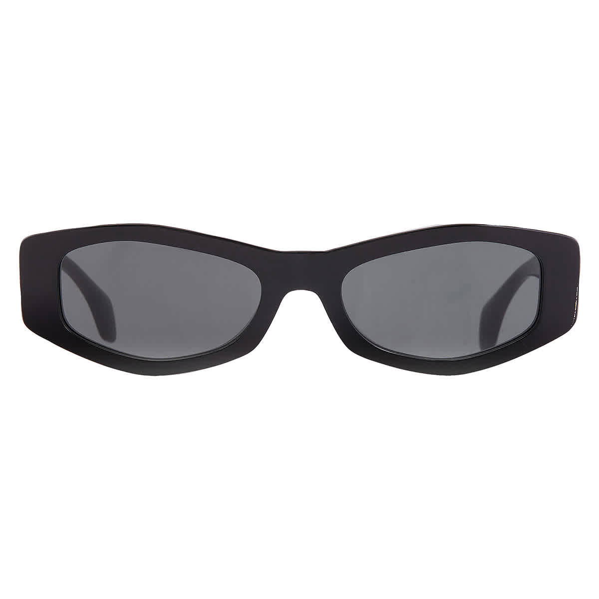 

Женские солнцезащитные очки Versace темно-серого цвета с геометрическим узором VE4487 GB1/87 54