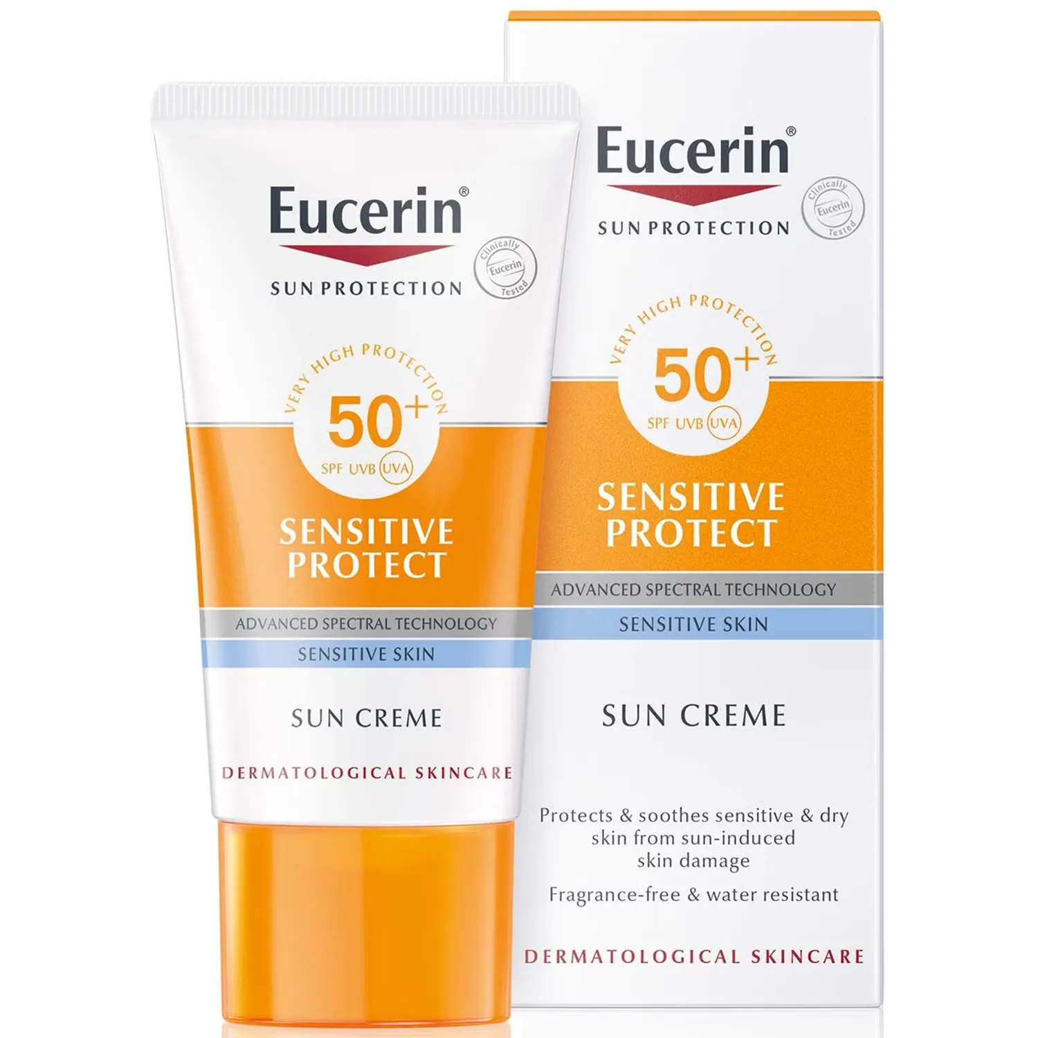

Солнцезащитный гель-крем Dry Touch SPF50+ 200мл Eucerin