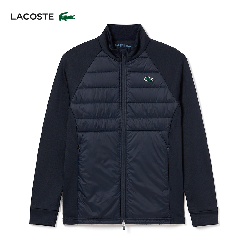 

Куртка теплая мужская Lacoste на молнии, темно-синий