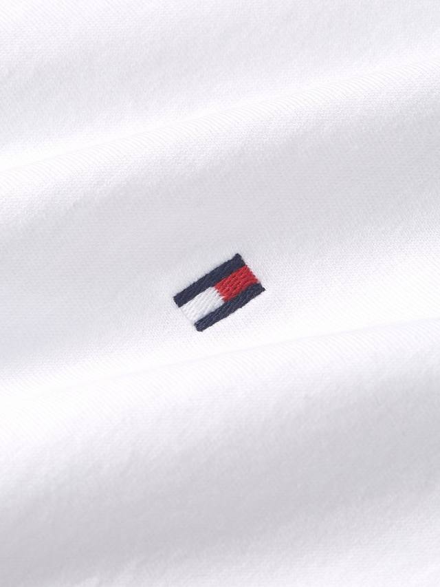 Однотонная футболка обычной посадки Tommy Hilfiger, белый — фото 4