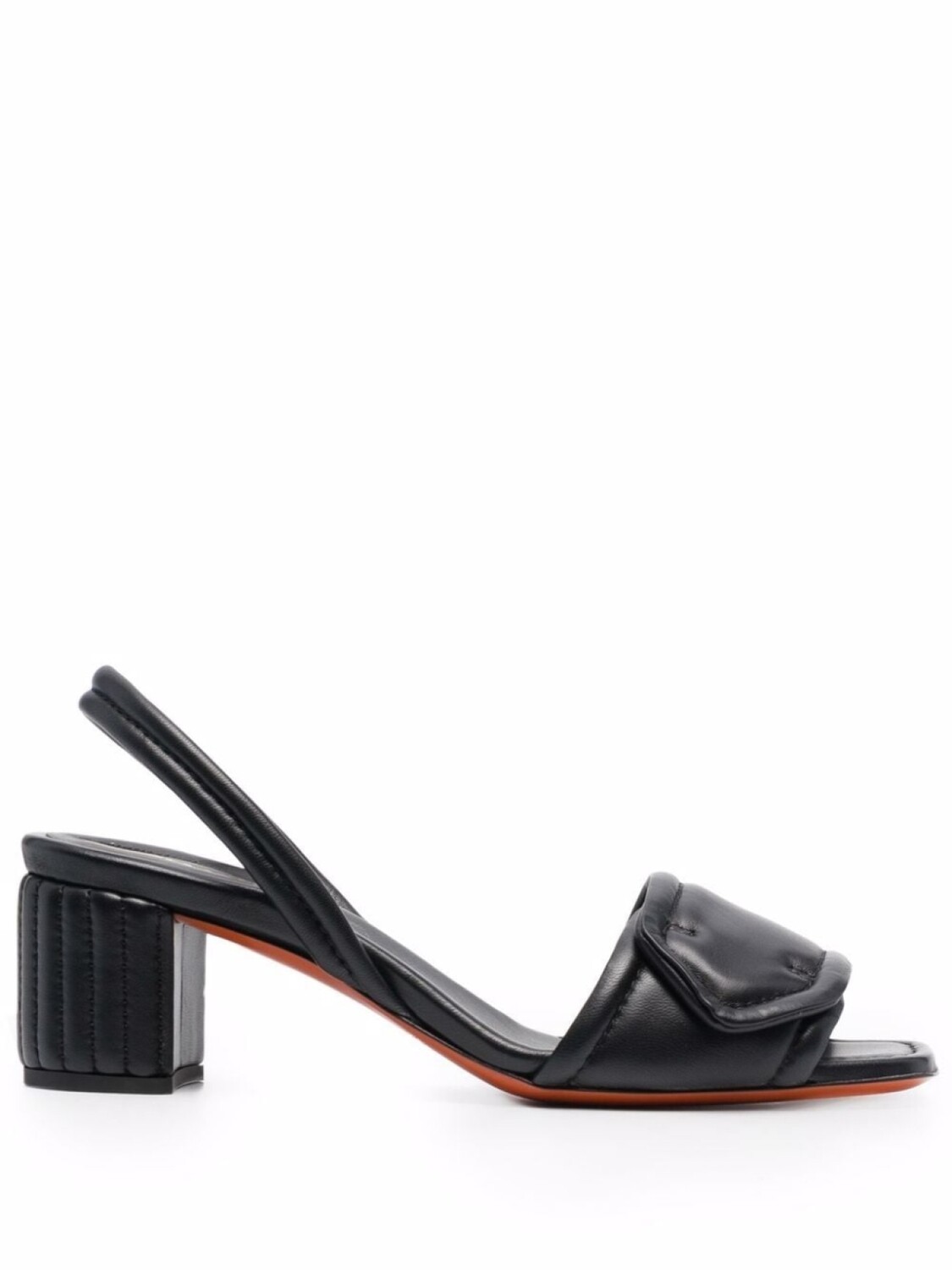 

Santoni босоножки с ремешком на пятке, черный