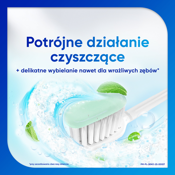 Освежающая, отбеливающая, противокариесная зубная паста, 75 мл Sensodyne Whitening — фото 4