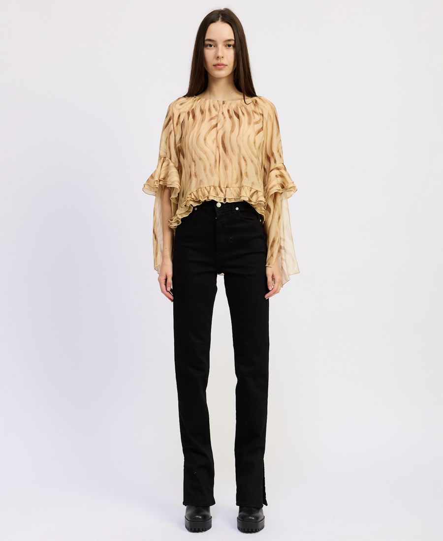 

Женская блузка Giavanna с принтом En Saison, Burgindy Multi