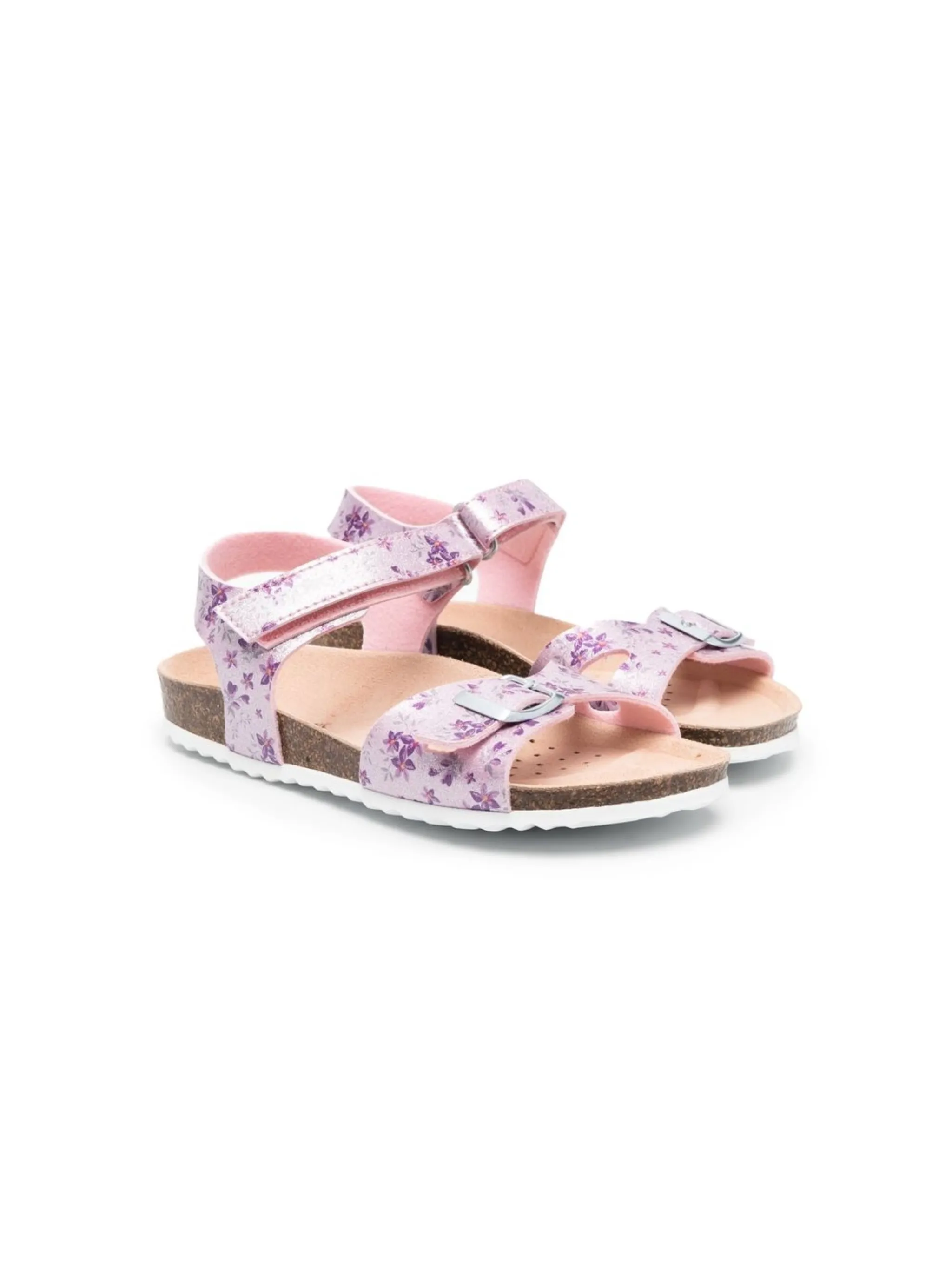 

Сандалии Adriel с пряжками Geox Kids, розовый