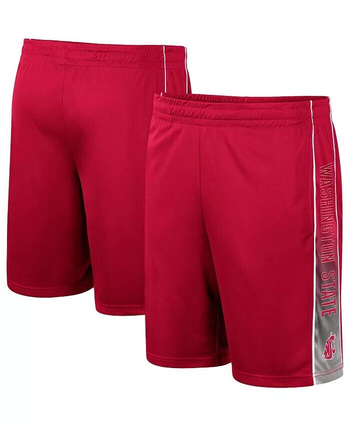 

Мужские шорты Washington State Cougars Lazarus малинового цвета Colosseum, красный