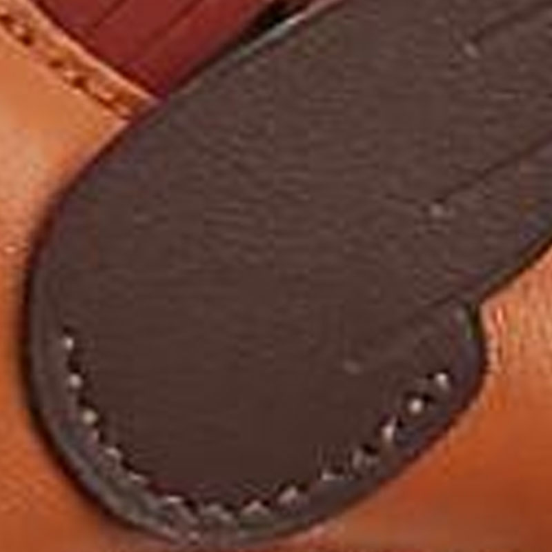 HERMES Сумка-аксессуар из мягкой кожи теленка маленькая женская Gingerbread — фото 3