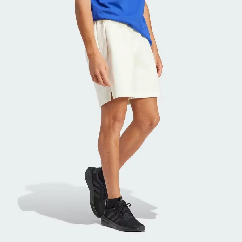 ZNE повседневные шорты мужские Off White Adidas, кремовый — фото 4