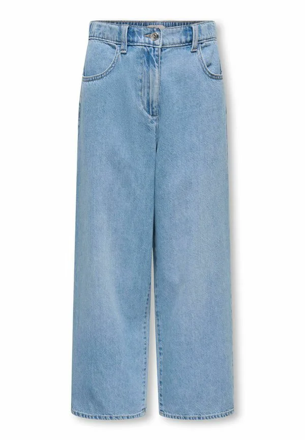 Джинсы свободного кроя mit weitem bein koglumi taille Only Girls, Light Blue Denim — фото 4