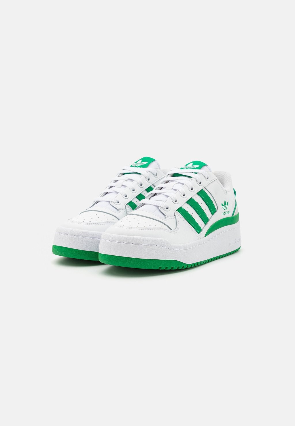 

Кроссовки на шнуровке FORUM BOLD STRIPES adidas, белый