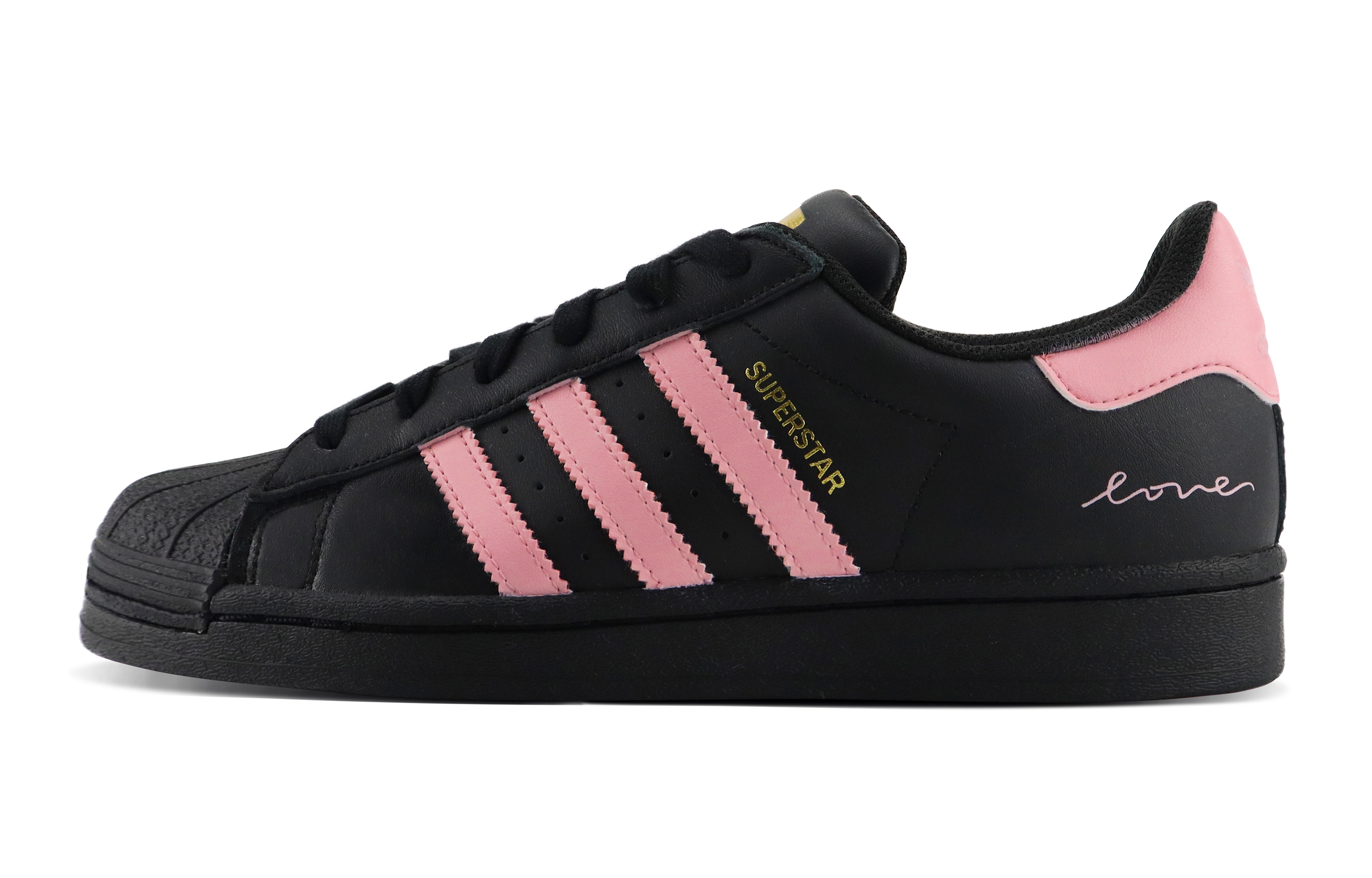 

Кроссовки adidas originals Superstar Skateboarding Shoes Unisex Low-top Black/pink, розовый