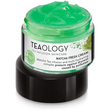 

Teaology Matcha Fresh Cream 50 мл увлажняющий уход дневной и ночной крем натуральная косметика веганская, Teaology Tea Infusion Skincare