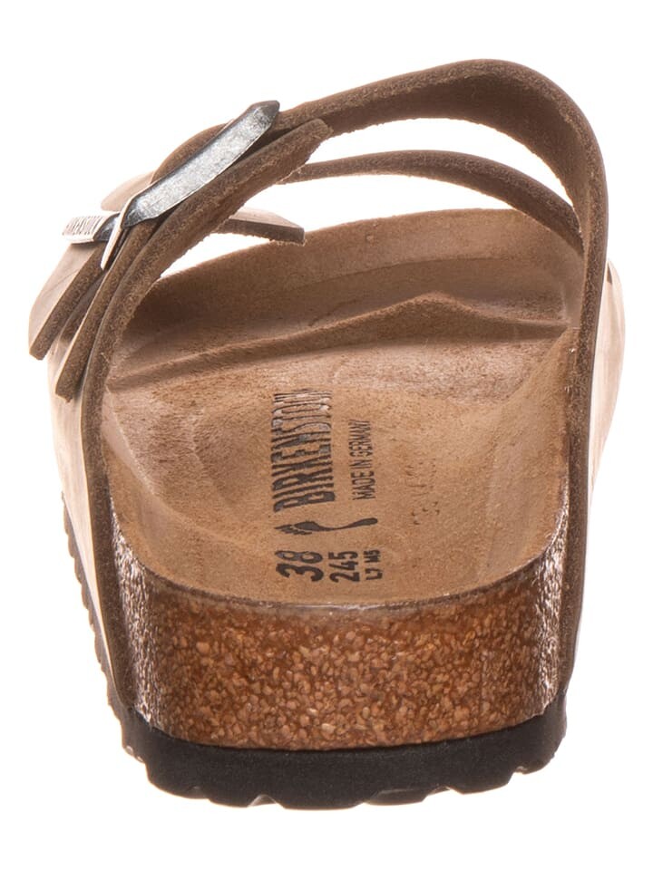 Мюли Birkenstock Leder-Pantoletten Arizona, цвет Khaki - Weite S — фото 3
