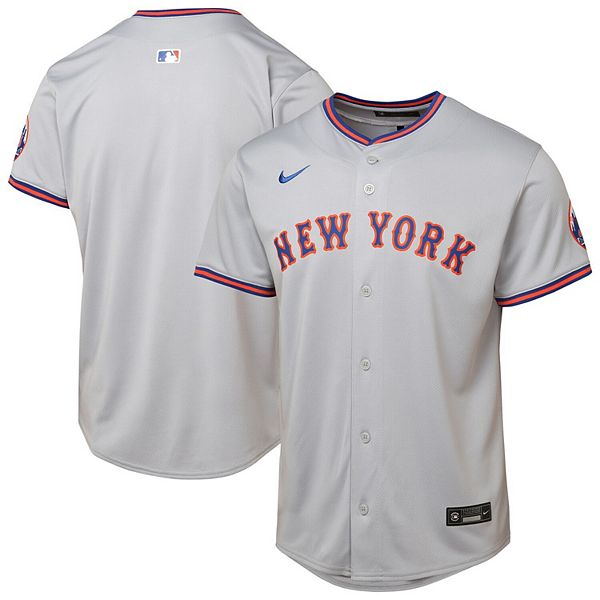 

Футболка New York Mets Youth gray road limited Nike