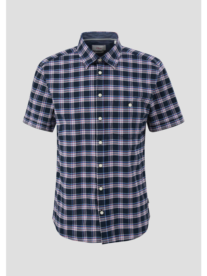 

Рубашка 58N4_глубокого синего цвета s.Oliver