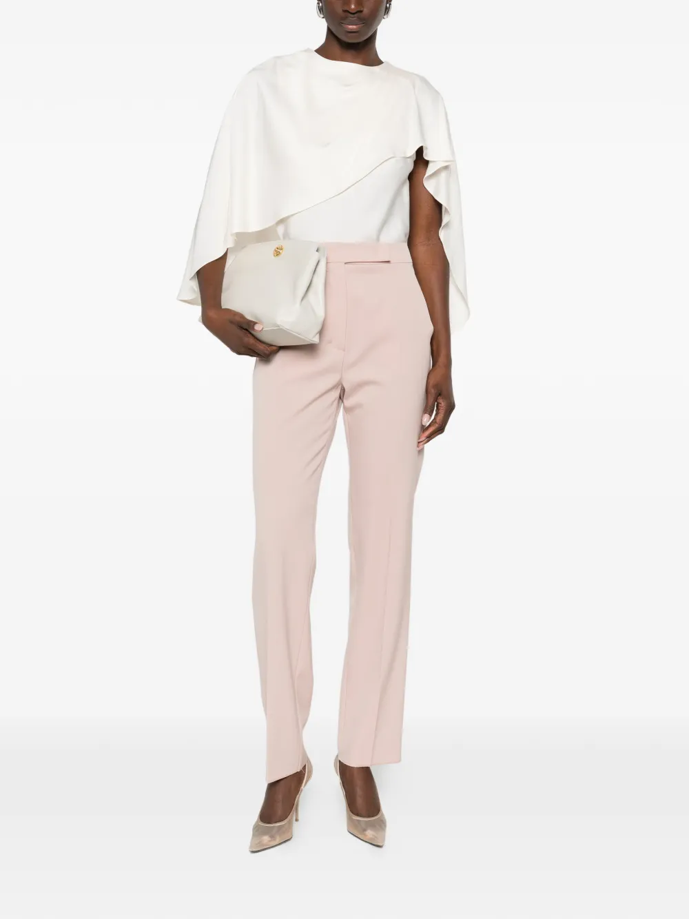 Классические брюки Maxmossido Max Mara, нейтральный — фото 2