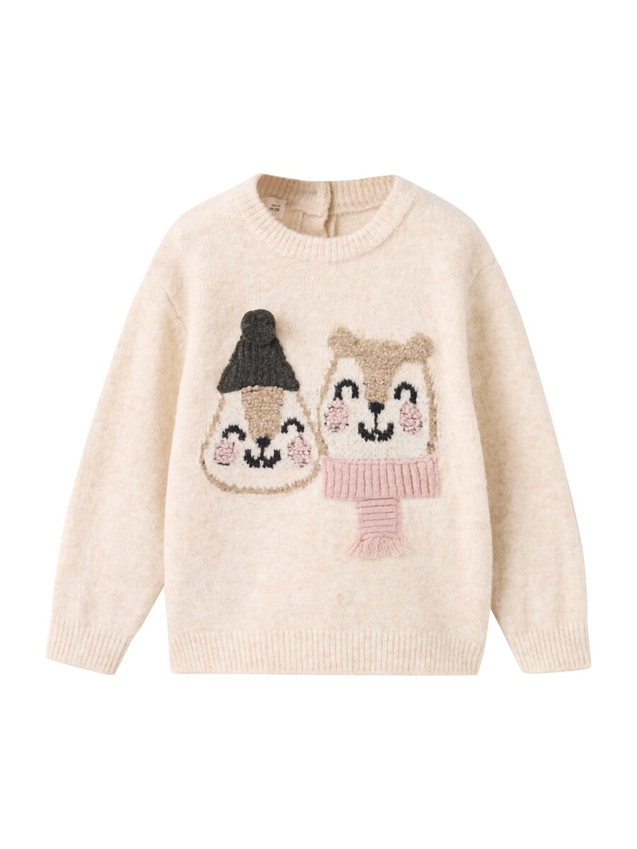 

Свитер MANGO KIDS SQUIRELL, Beige/Sand