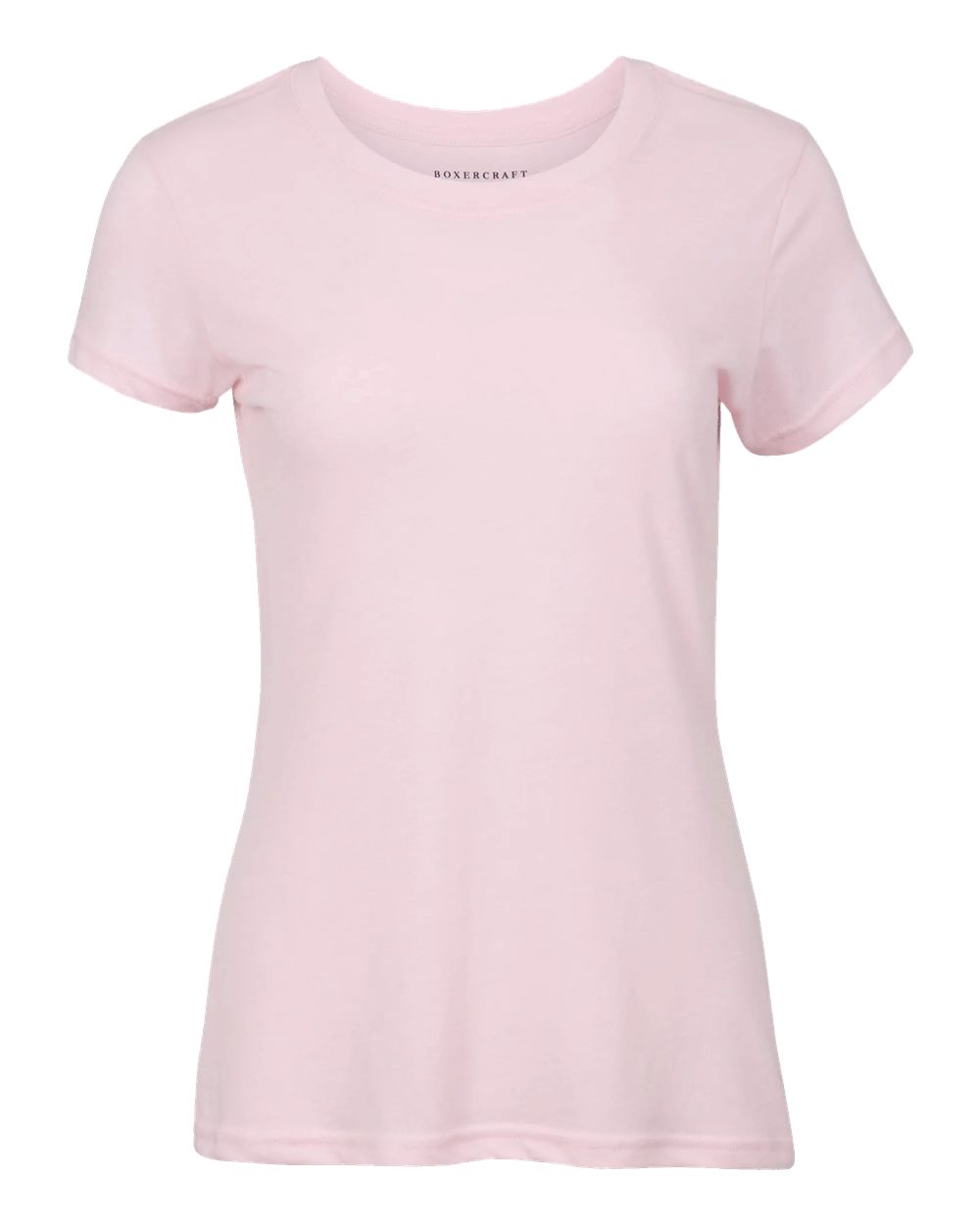 

Женская футболка из трехслойной ткани Boxercraft, цвет pale pink heather