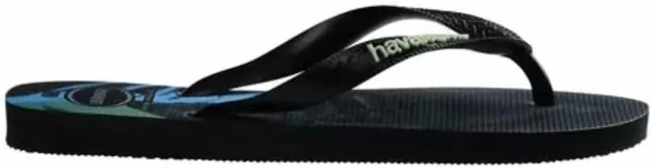 Havaianas - Top Herois DC. Красивые, удобные и легкие сандалии с подошвой Hero Sole, унисекс, для взрослых, черный — фото 4