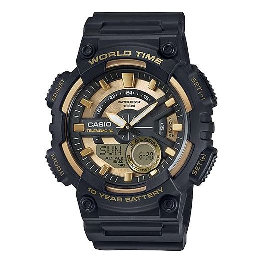 

Часы CASIO G Shock Quartz Sports Mens Black Analog, черный