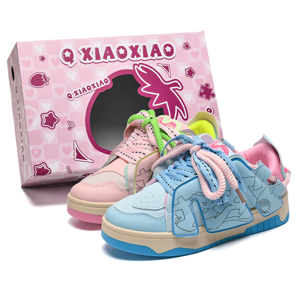 

Кроссовки Circle small Skateboarding Shoes Women's Low-top, синий