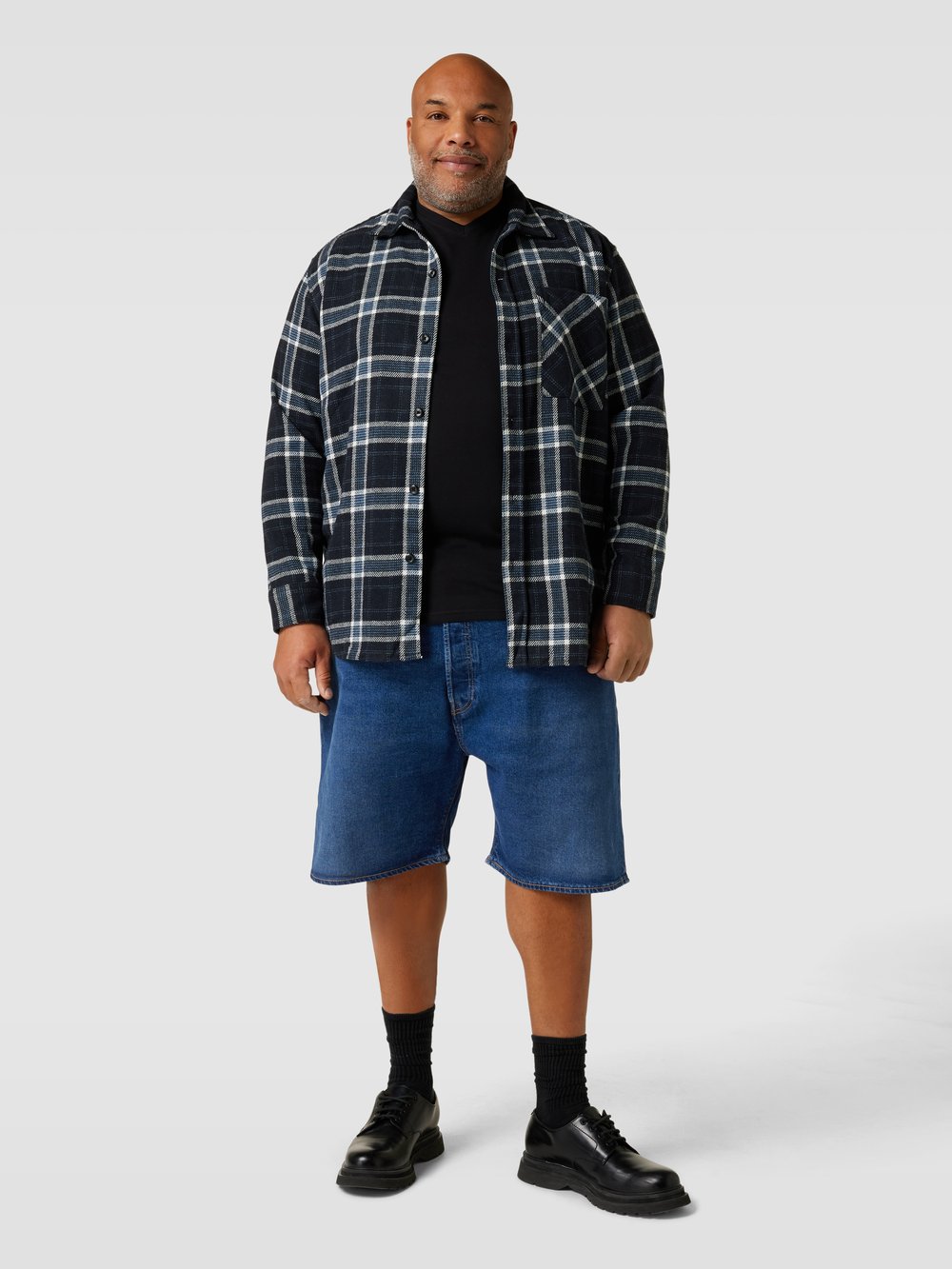 

Джинсовые шорты PLUS SIZE с нашивкой-лейблом, модель «HEMMED» Levis Big&Tall