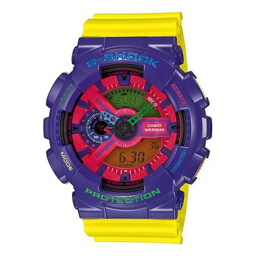 

Часы CASIO G-Shock Analog-Digital 'Purple', желтый