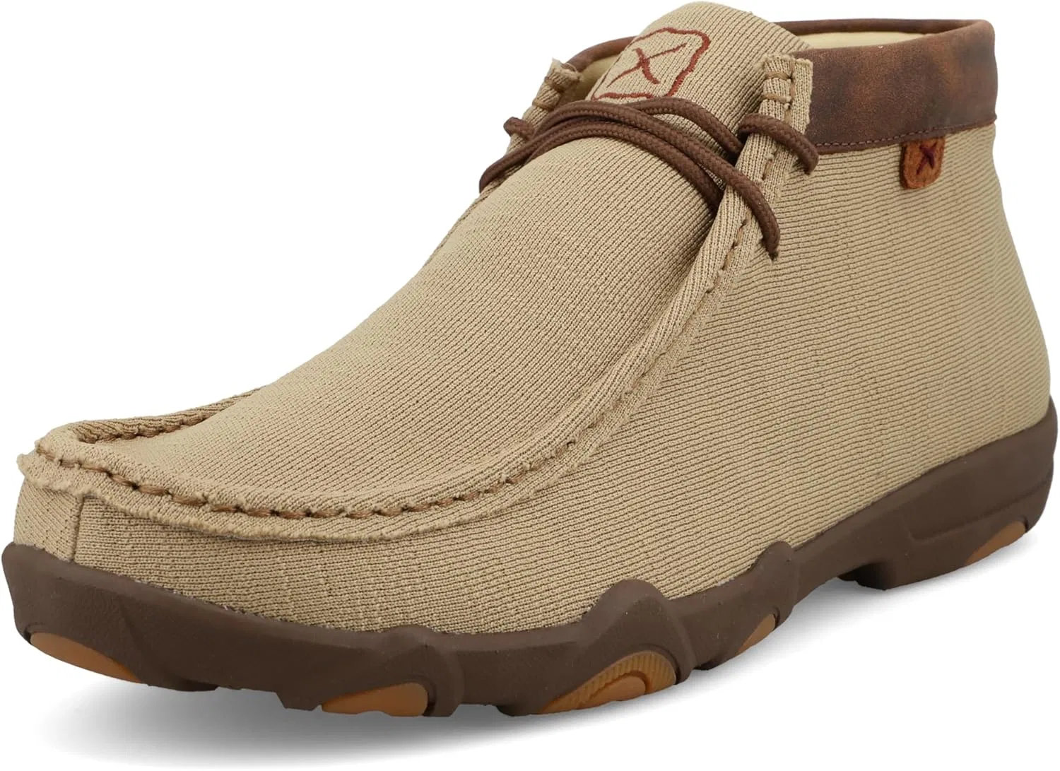 Мужские мокасины-ботинки Twisted X Ultralite X Driving Moc Chukka Boots, коричневый/хаки