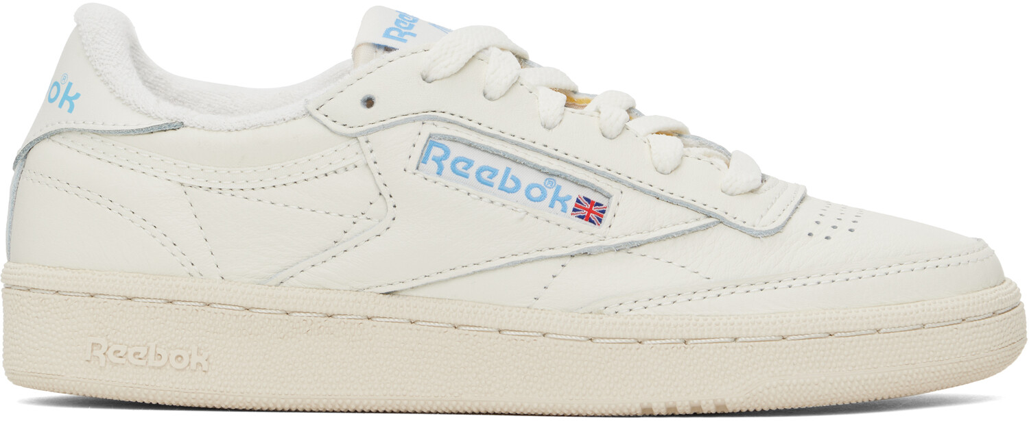 Кроссовки Off-White Club C 85 Vintage Reebok Classics, Chalk/Alabas/Skyblu
