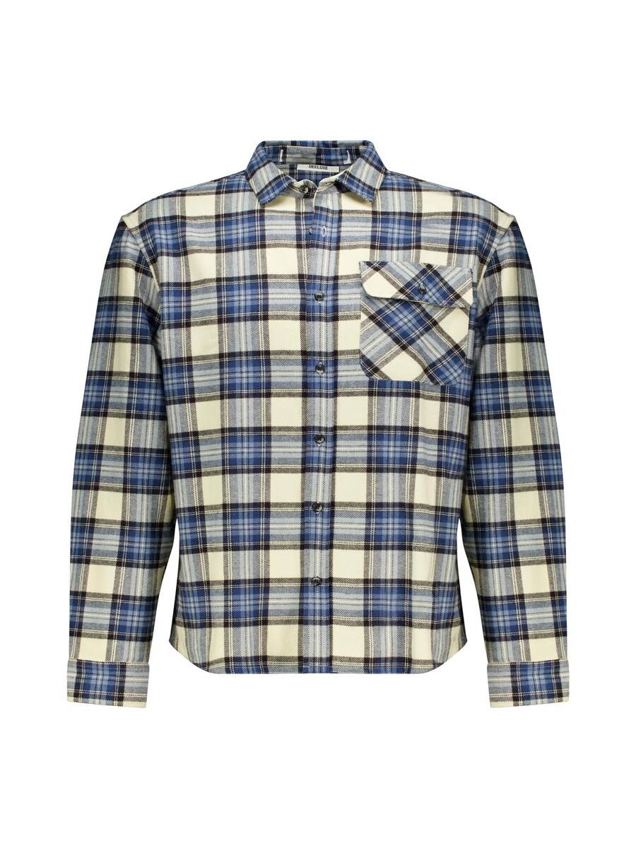 

Рубашка на пуговицах классического кроя Deeluxe Rengu, синий/голубой