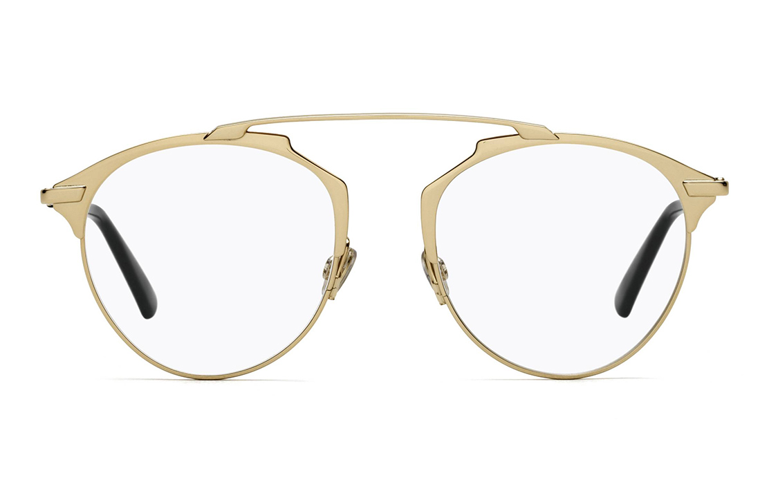 

DIOR Металлическая оправа для очков неправильной формы Unisex, Gold