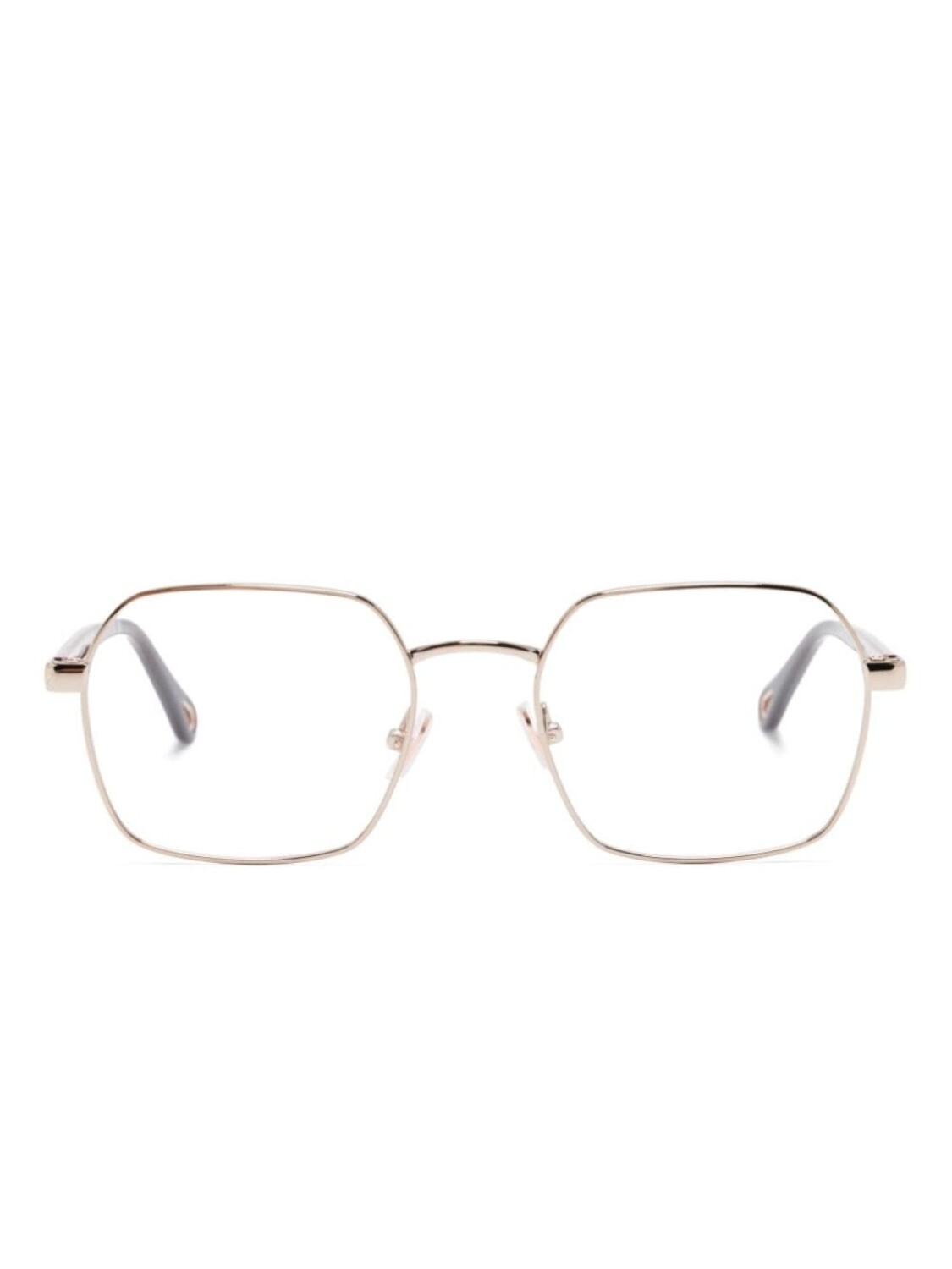 

Очки в квадратной оправе Chloé Eyewear, золотой