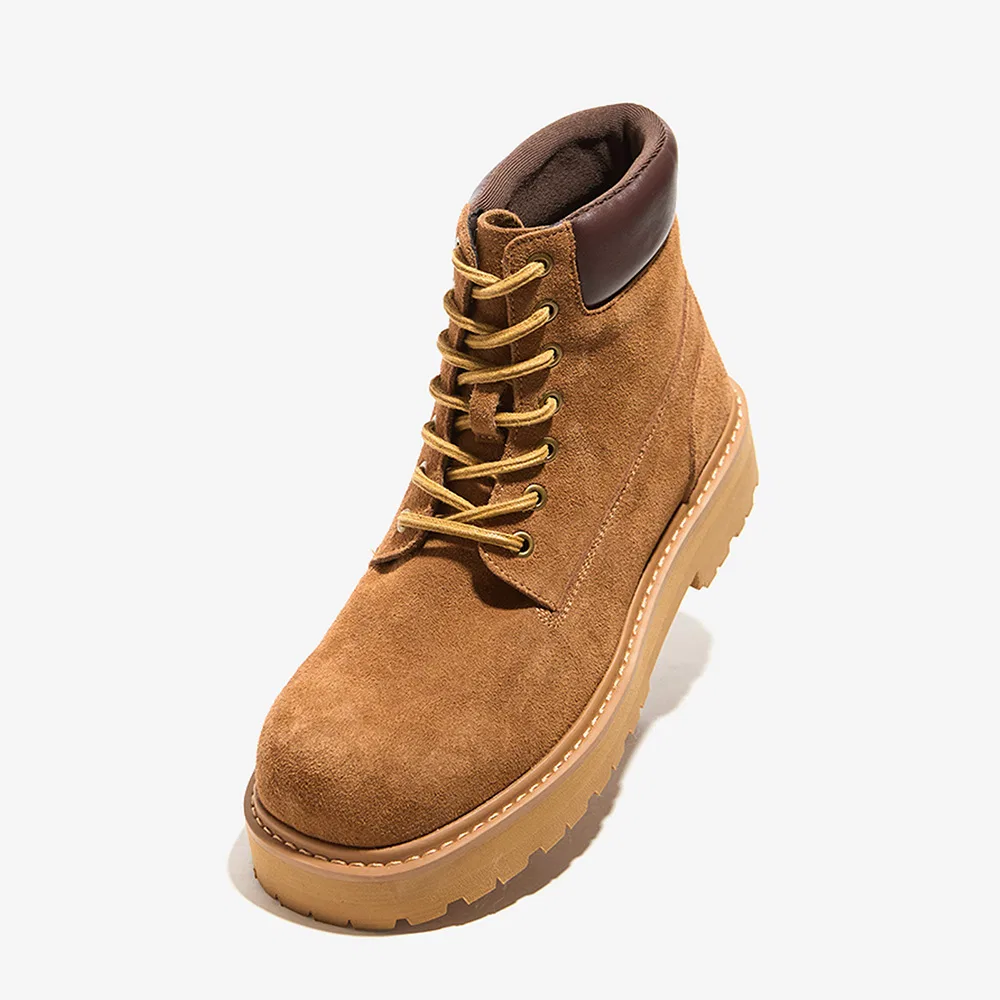 Мужские 7-дырочные ботинки Cameron Suede на подошве Air Commando Camel от Wetheroad — фото 3