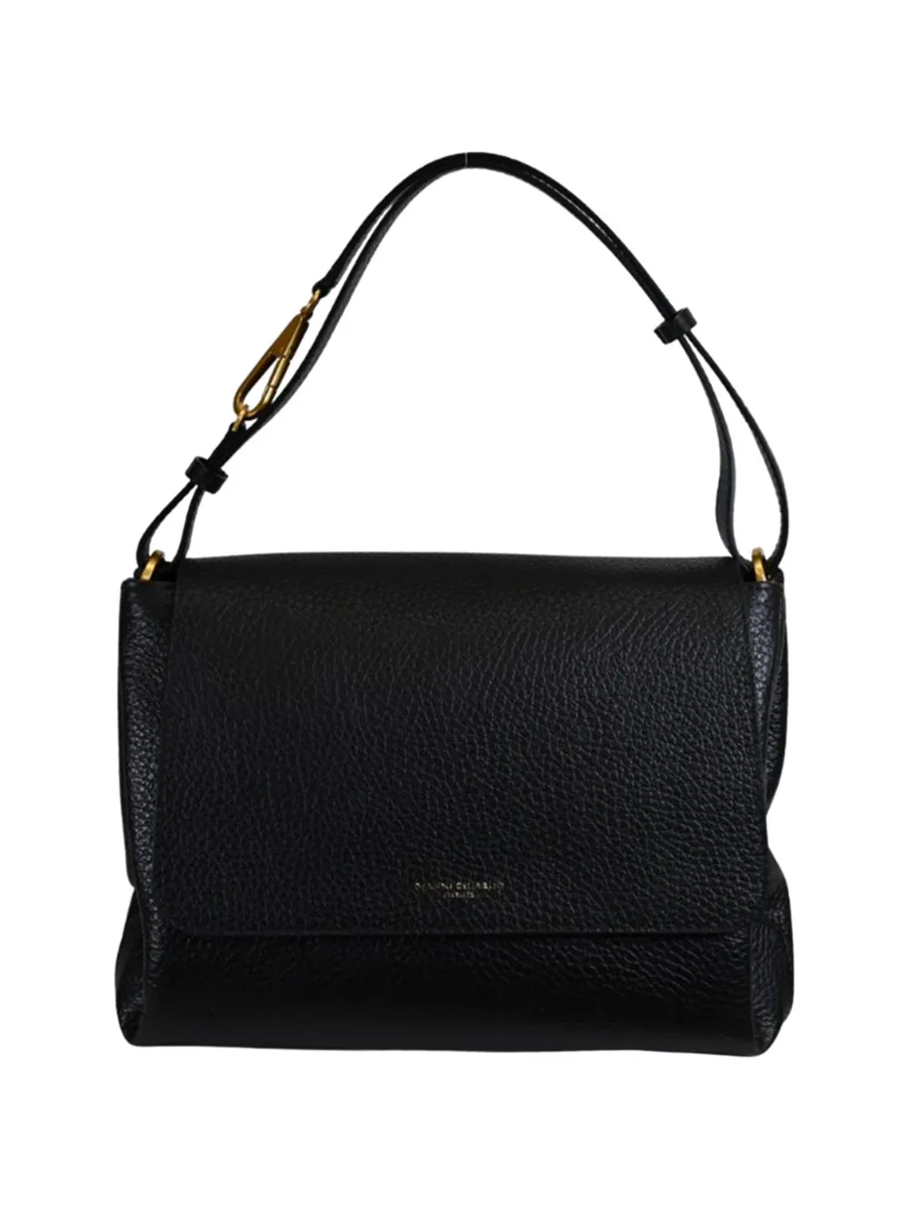

Кожаная сумка на плечо с клапаном Gianni Chiarini, черный