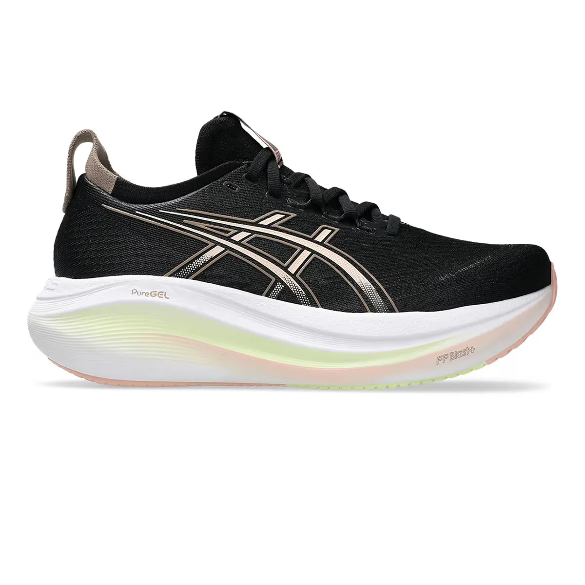 Женская беговая обувь GEL-NIMBUS 27 Asics, черный/розовый