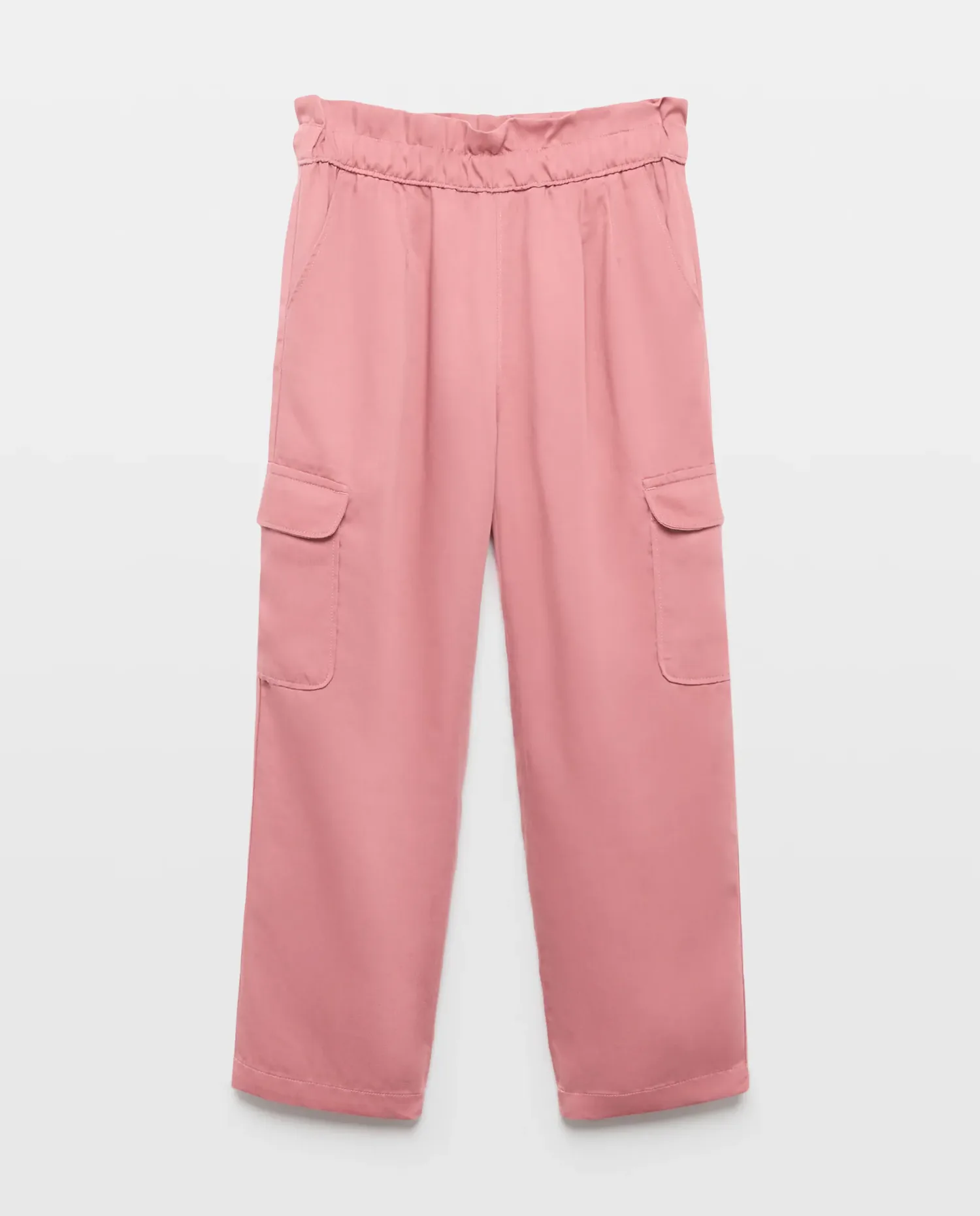 Детские брюки-карго из тенсела Kids El Corte Inglés, сливовый