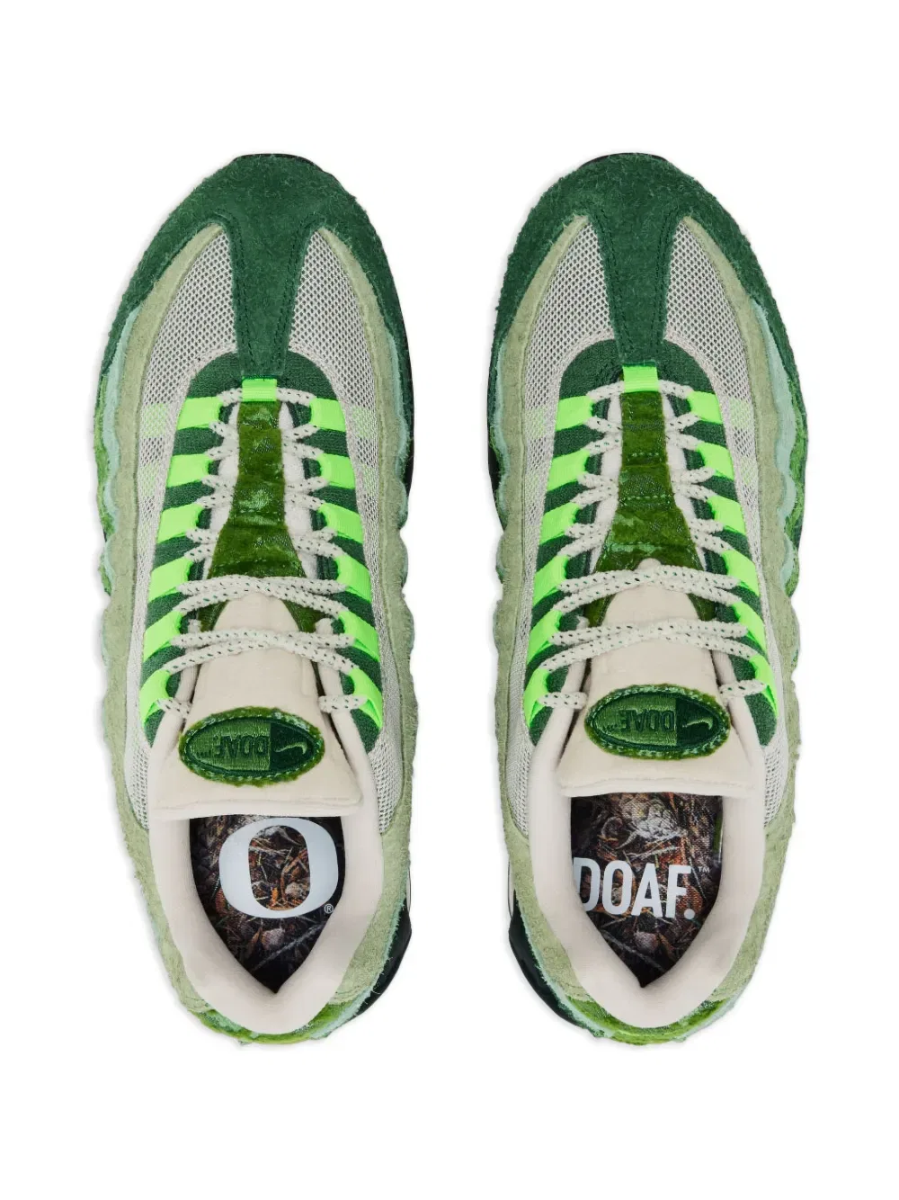 Кроссовки X Division Street Air Max 95 Nike, зеленый — фото 2